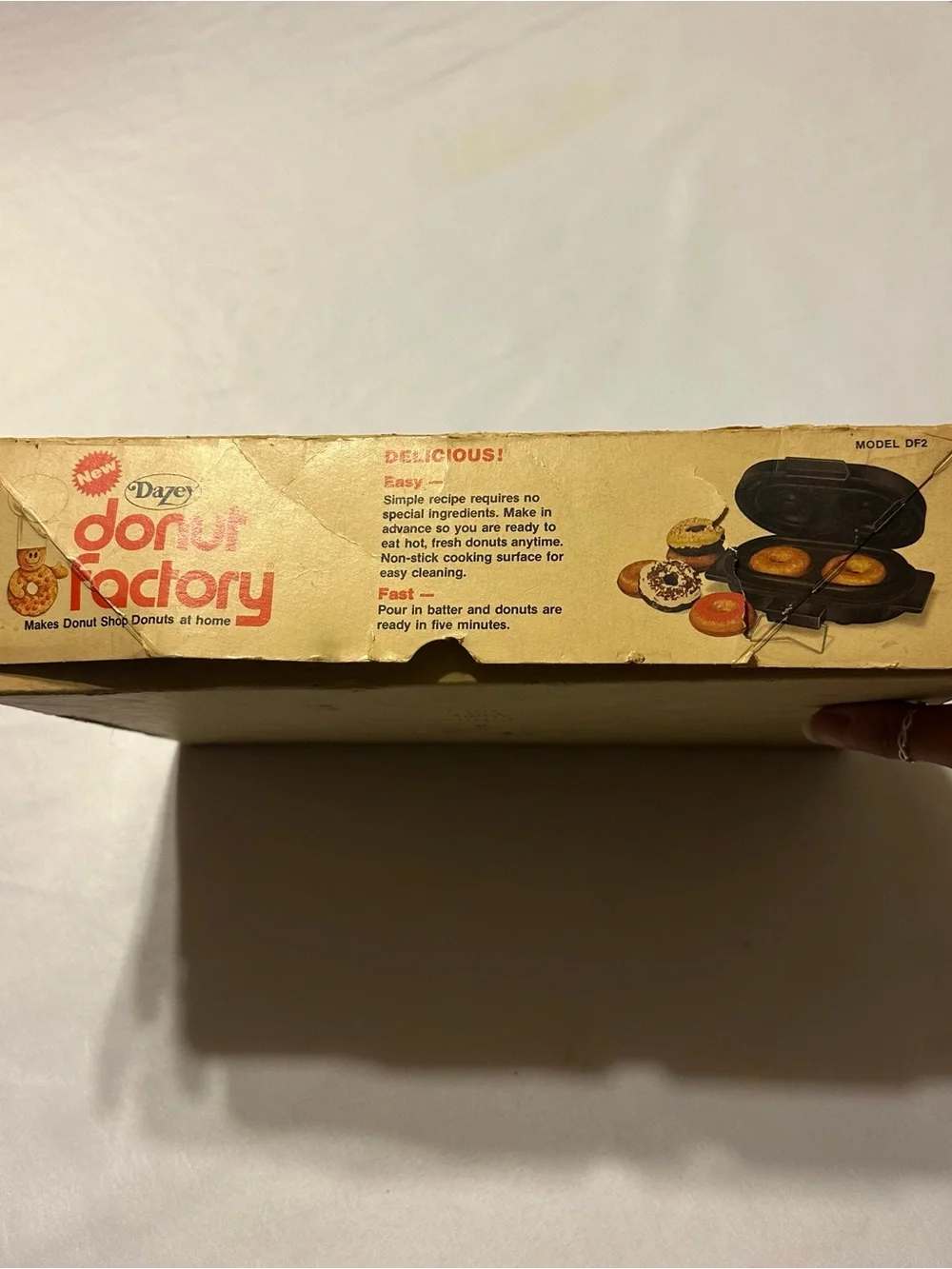 Vintage Donut Factory Donut Maker - Black